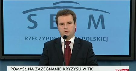 Jacek Wilk, poseł Kukiz'15 ma pomysł jak rozwiązać sprawę TK