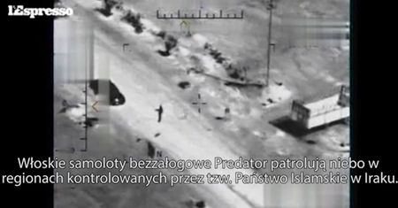 Nagrania z dronów włoskiej armii