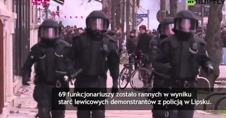W Lipsku doszło do zamieszek