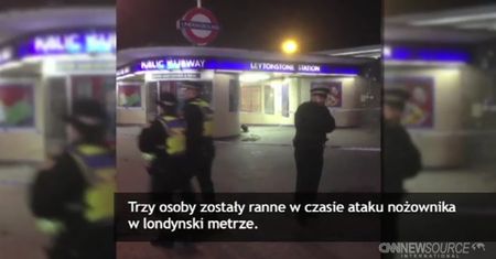 Atak nożownika w londyńskim metrze. "To za Syrię"