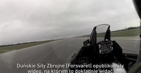 Pilot F-16 musiał ratować życie podczas treningu
