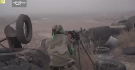Amatorskie nagranie z pola bitwy w Syrii