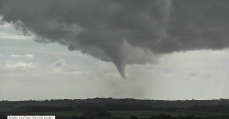 Tak wyglądało tornado w zachodniej Francji