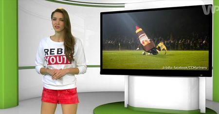 #dziejesiewsporcie: piłkarz sfaulował maskotkę i zobaczył czerwoną kartkę