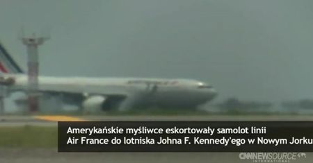 Alarm na pokładzie samolotu Air France