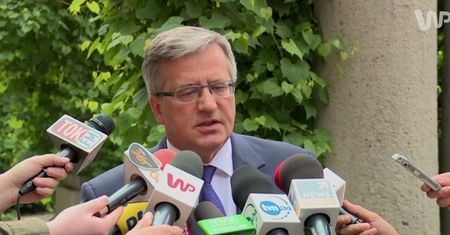 Komorowski o aferze w rządzie i wyborach