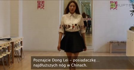 Oto najdłuższe nogi w Chinach