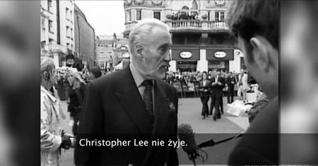 Christopher Lee nie żyje