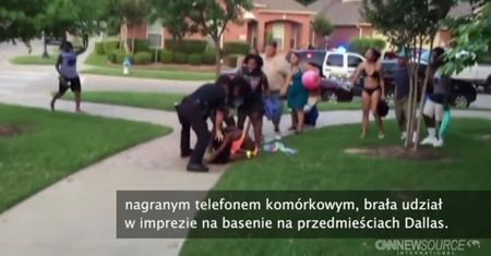 Kontrowersyjna interwencja policjanta