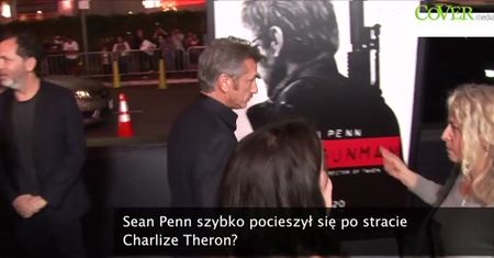 Sean Penn szybko pocieszył się po stracie Charlize Theron?