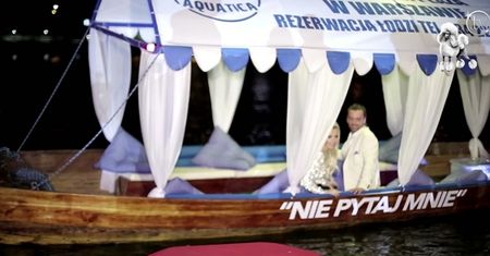 Doda piszczy na łodzi: O Boże!