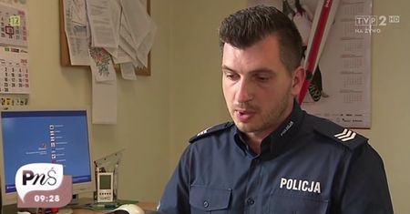 Policjant uratował psa zakopanego żywcem