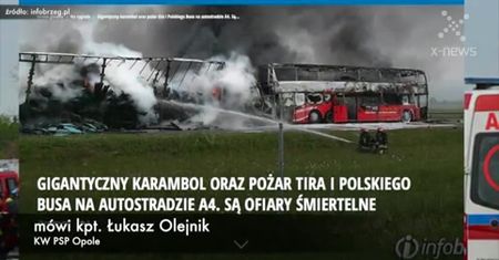 Karambol na A4. Jest ofiara śmiertelna
