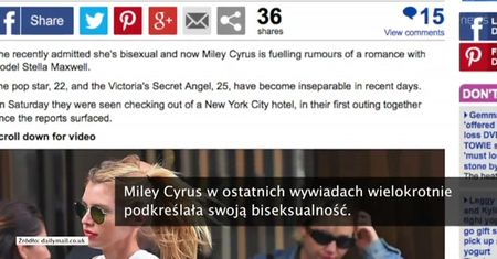 Miley Cyrus romansuje ze Stellą Maxwell?