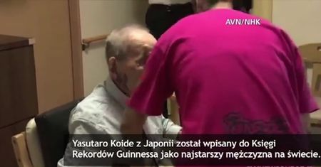 Najstarszy mężczyzna trafił do Księgi Guinnessa