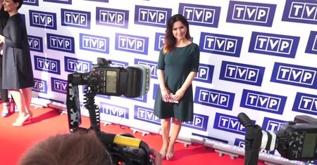 Tadla z Kretem na imprezie TVP