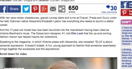 Ulubienica Victorii Beckham. Będzie supermodelką?