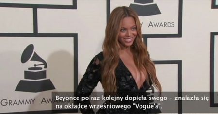 Beyonce w koronkowej kreacji i bez bielizny
