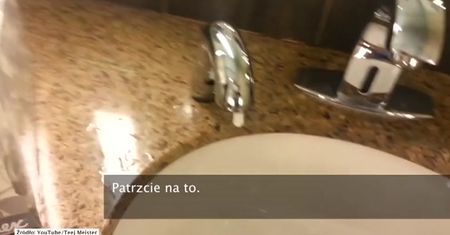 Nietypowa usterka w hotelowej łazience