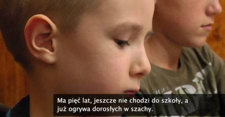 Pięciolatek ogrywa dorosłych w szachy