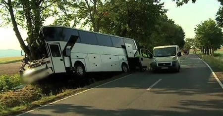 Dolny Śląsk: autobus wypadł z drogi