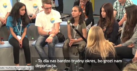 Wpadka Merkel: doprowadziła 13-letnią Palestynkę do łez