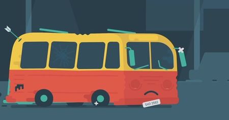 Śmierć "smutnego autobusu" w kampanii ministerstwa!