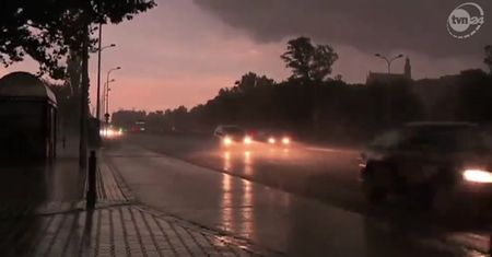 Gwałtowne burze przeszły nad Polską