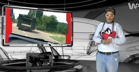 #dziejesiewmoto: wypadek z czołgiem