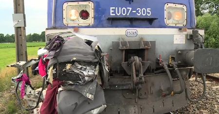 Tragiczne zderzenie z pociągiem w Wielkopolsce z pociągiem w miejscowości Niedźwiedź