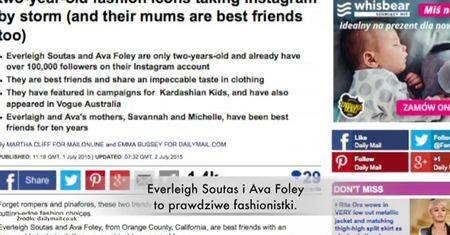 2-letnie modelki podbijają sieć