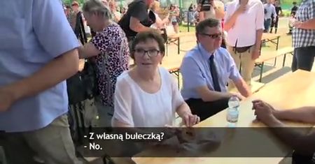 Ewa Kopacz nie mogła zjeść kaszanki