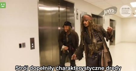 Johnny Depp zrobił niespodziankę chorym dzieciom