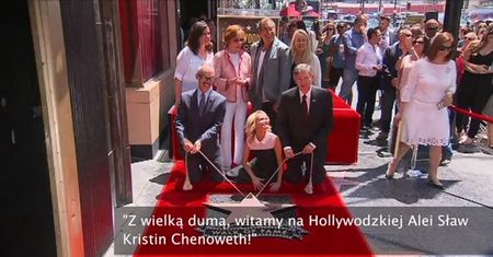 Gwiazda Kristin Chenoweth w Alei Sław