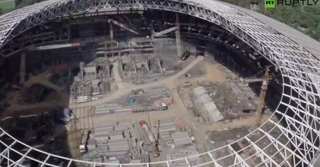 Tak wygląda główna arena MŚ 2018 z lotu ptaka
