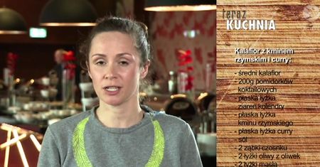 Kalafior z kminem i curry
