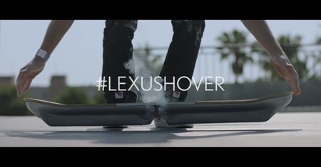 Lexus zaprezentuje lewitującą deskorolkę