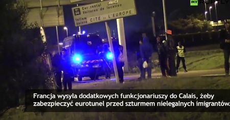 Zdesperowane grupy szturmują eurotunel w Calais. Zginą kolejni ludzie?