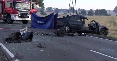 Śmiertelne zderzenie na drodze nr 71