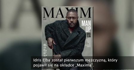 Pierwszy mężczyzna na okładce "Maxima"