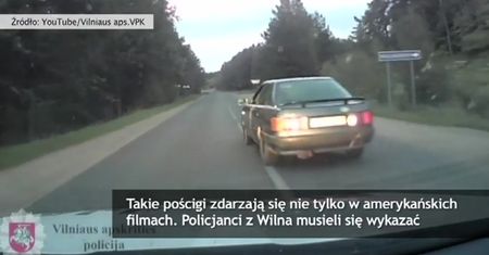 Brawurowy pościg w okolicach Wilna