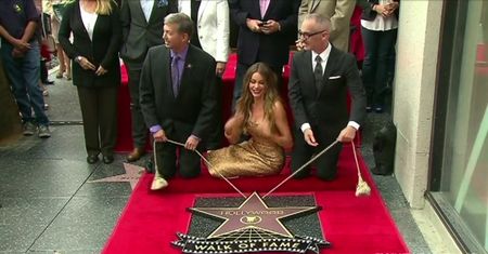 Sofia Vergara odsłoniła gwiazdę w Alei Sław