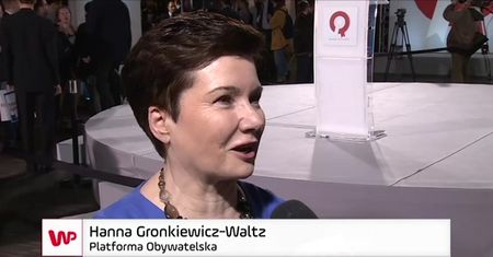 #dziejesienazywo: Gronkiewicz-Waltz komentuje wynik wyborczy