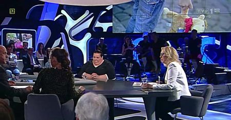 Wzruszona Mucha w TVP