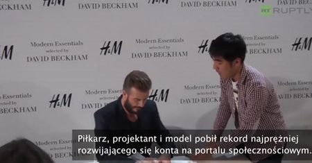 Beckham pobił rekord na Instagramie