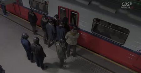 Niebezpieczny przestępca zatrzymany przez CBŚP w metrze