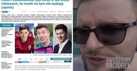 #wieczornyPaciorek Kibicuj Polakom, nawet jeśli Lewy śpiewa dla hajsu