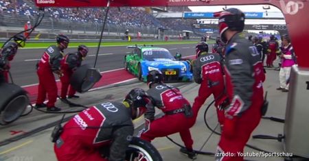 #dziejesiewsporcie: groza w pitstopie. Kierowca potrącił mechanika