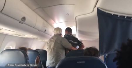 Krnąbrny pasażer zmusił pilota do awaryjnego lądowania przy eskorcie F-16