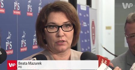 Beata Mazurek po publikacji zdjęcia kolegi z PiS Dominika Tarczyńskiego: czuję absmak